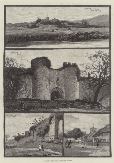 Rambling Sketches, Amberley, Sussex by William Rainey